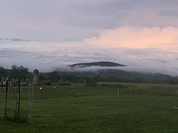 The misty mountains